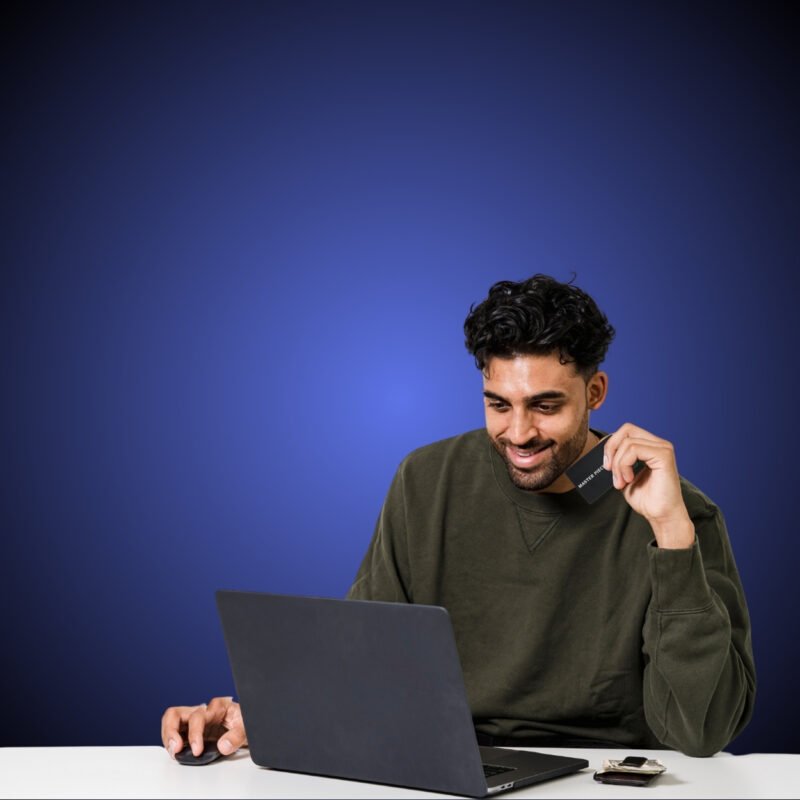 Master piece card NFC business card Black