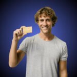 Master piece card NFC business card Gold