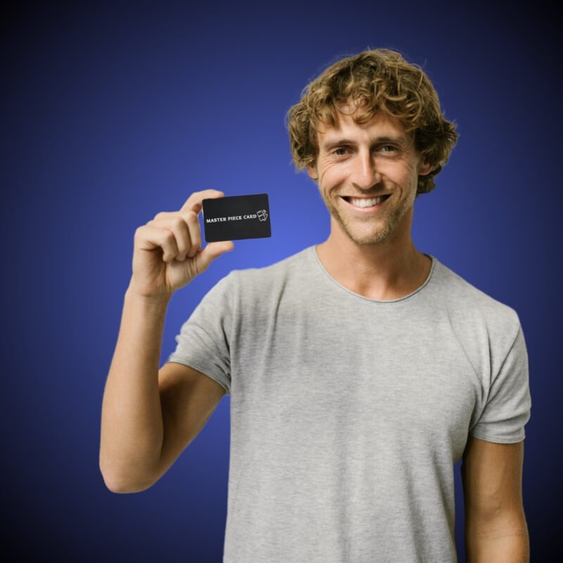 Masterpiece NFC Business card Black pvc